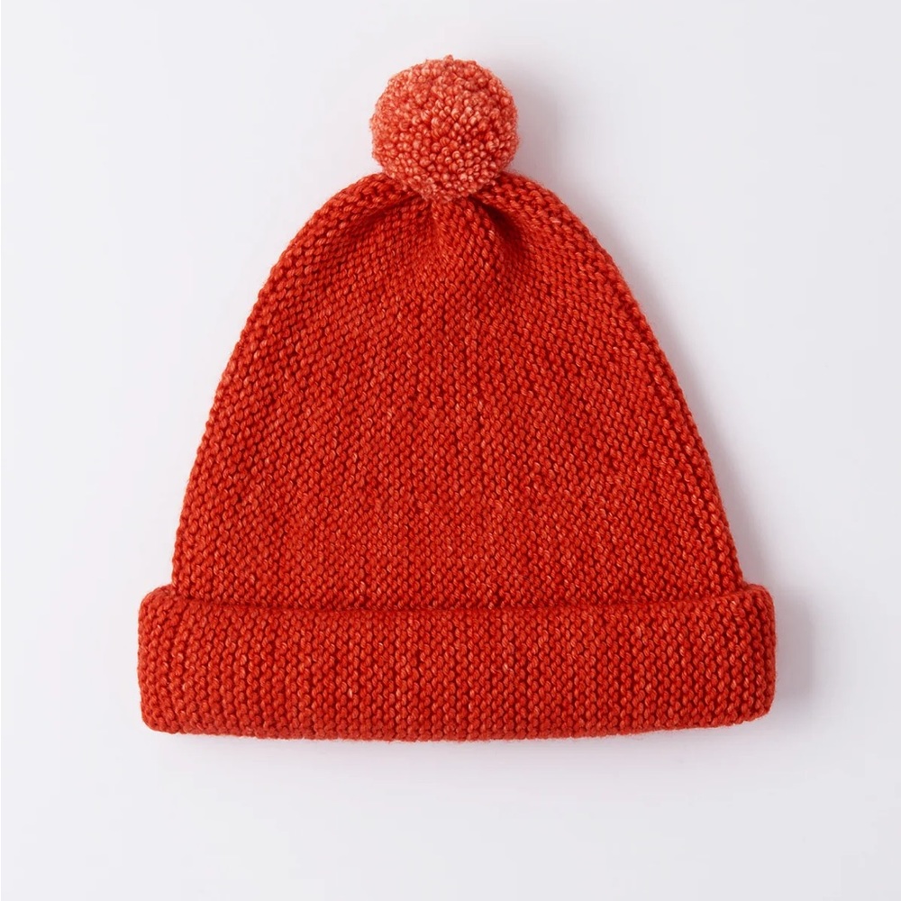 ISO Misha & Puff Garter Hat Red Flame Adult